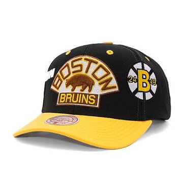 Mitchell & Ness Overbite Pro Snapback Vntg Boston Bruins Black HHSS7312-BBNYYPPPBLCK