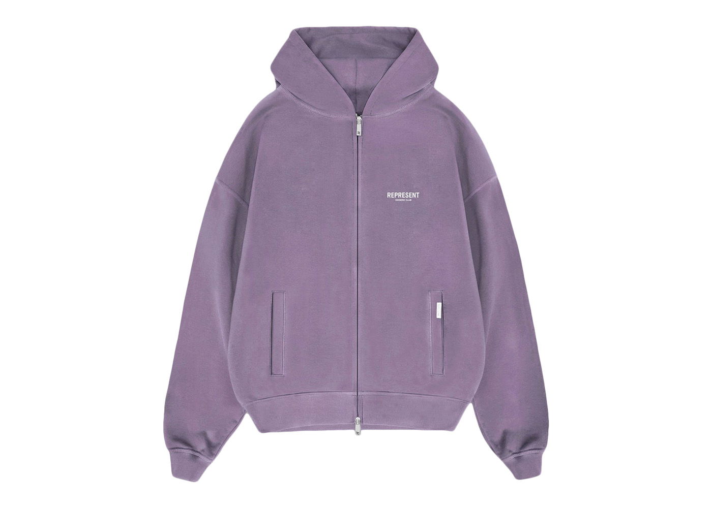 Represent Owners Club Zip Hoodie Vintage Violet