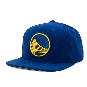 Mitchell & Ness Sweet Suede Snapback Golden State Warriors Blue HHSS7359-GSWYYPPPBLUE