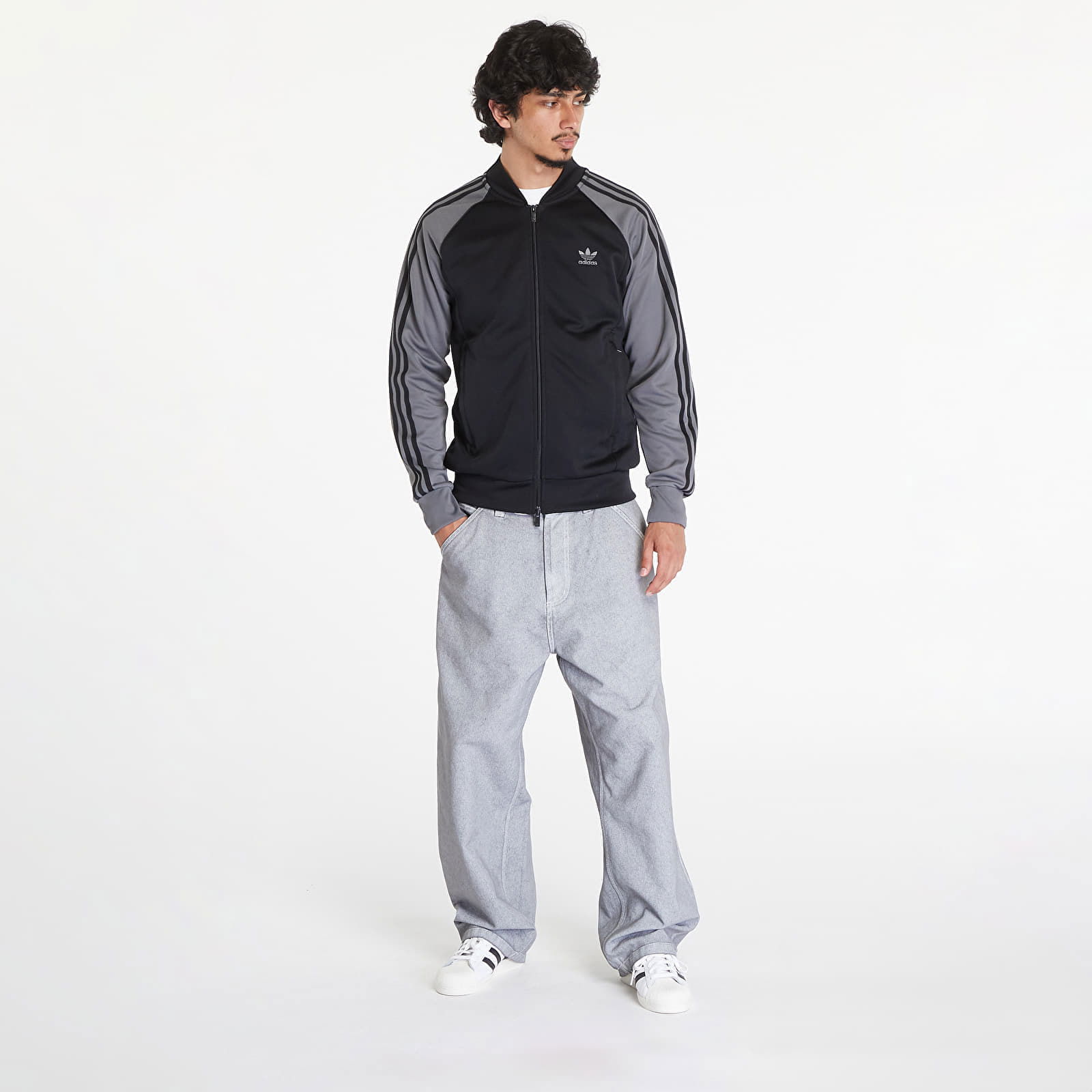 Sst Track Top Black/ Grey Four