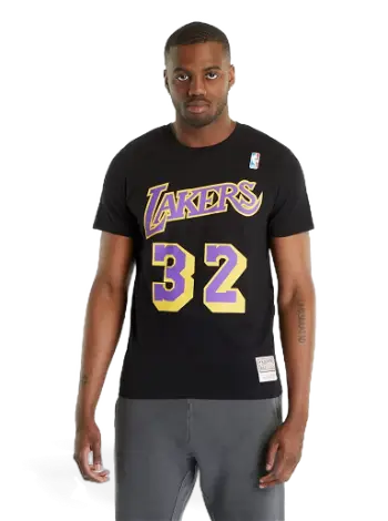 Mitchell & Ness NBA N&N Tee Lakers Magic Johnson BMTRINTL1074-LALMJBLCK