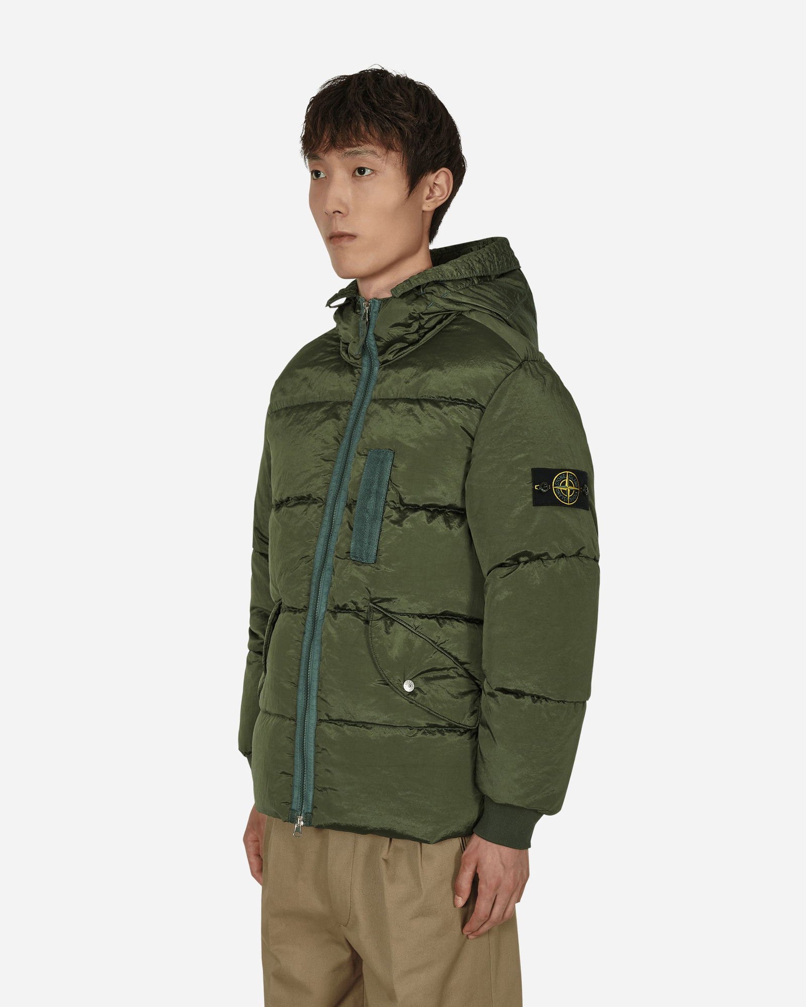 Prošívaná bunda Stone Island Nylon Metal Hooded Down Jacket