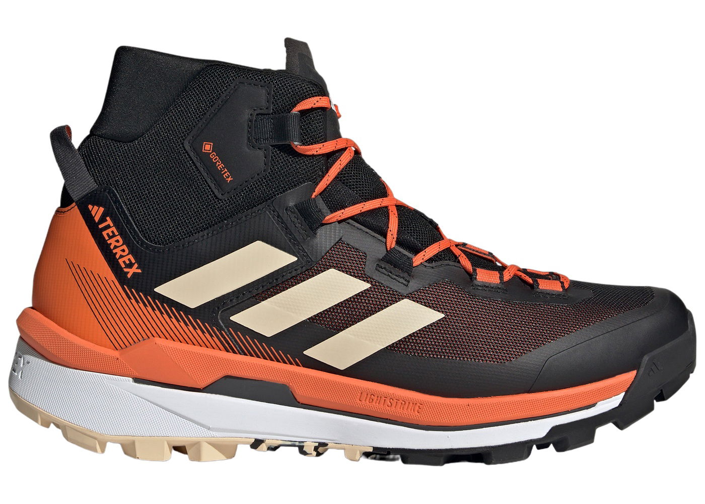 Terrex Skychaser Tech Gore-Tex Core Black Sand Strata Impact Orange