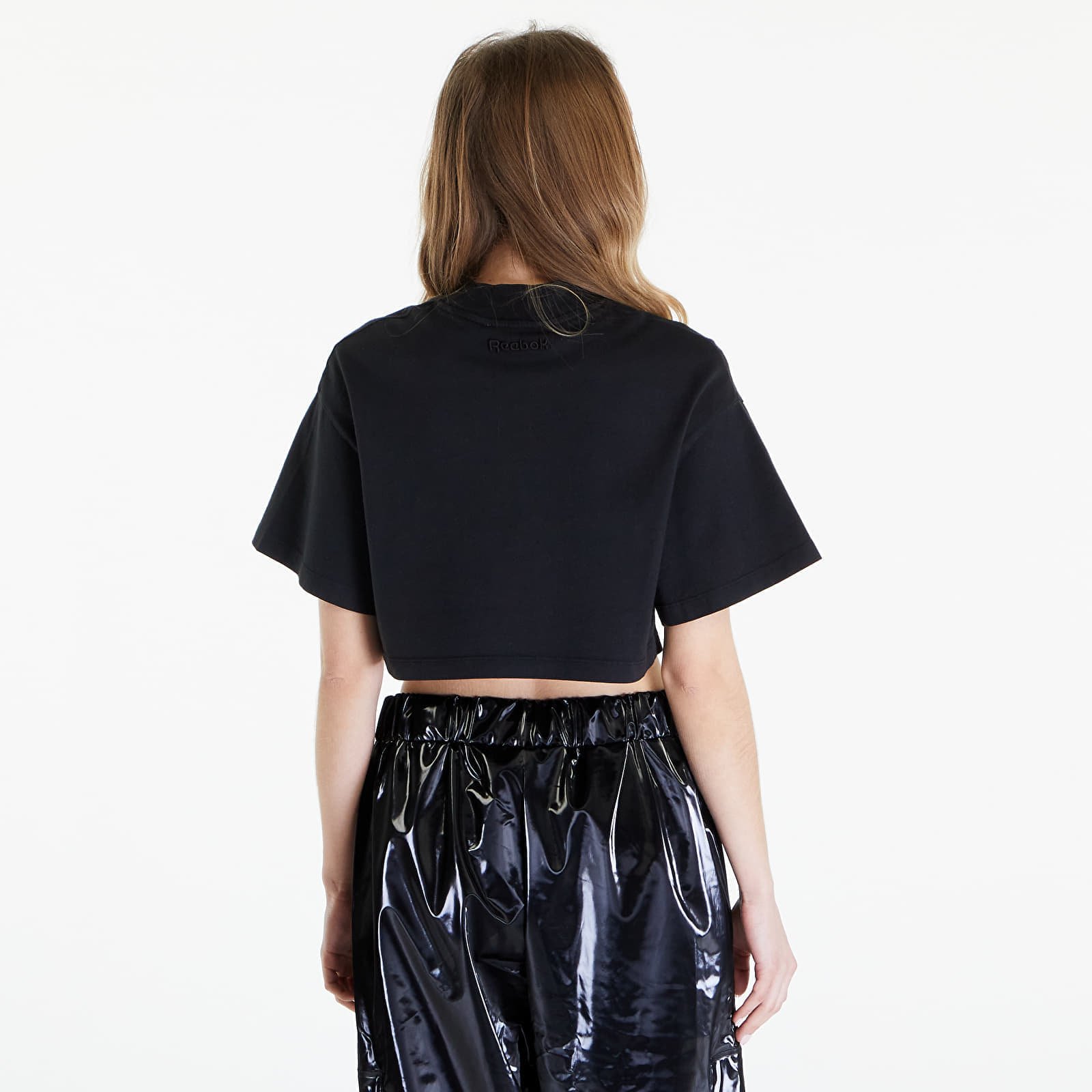 Washed Cropped Tee Washed Black