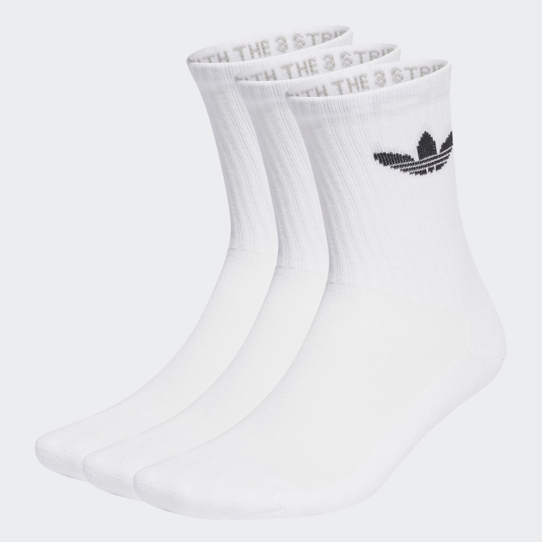 Trefoil Cushion Crew Socks - 3 pack