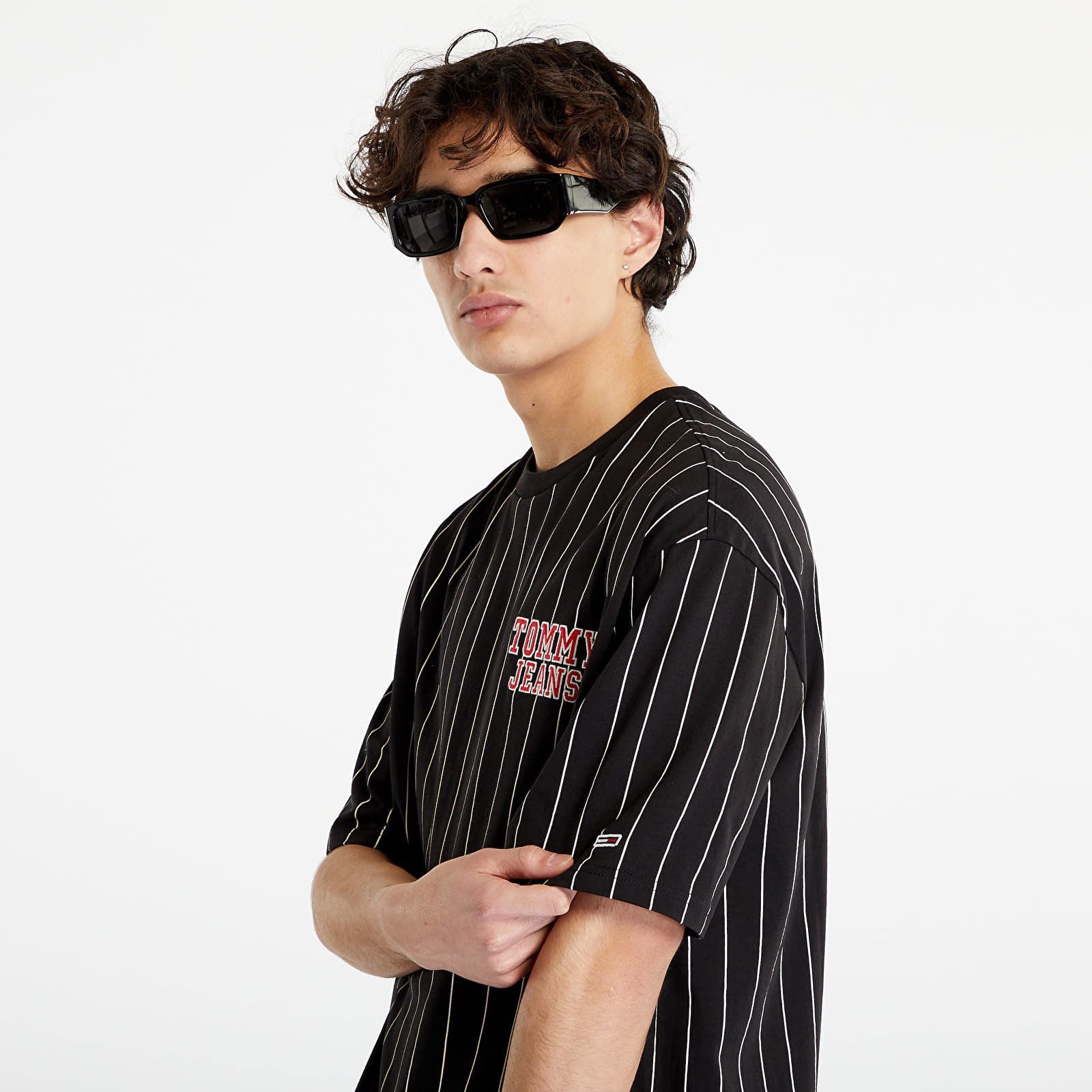 Oversized Pinstripe T-Shirt