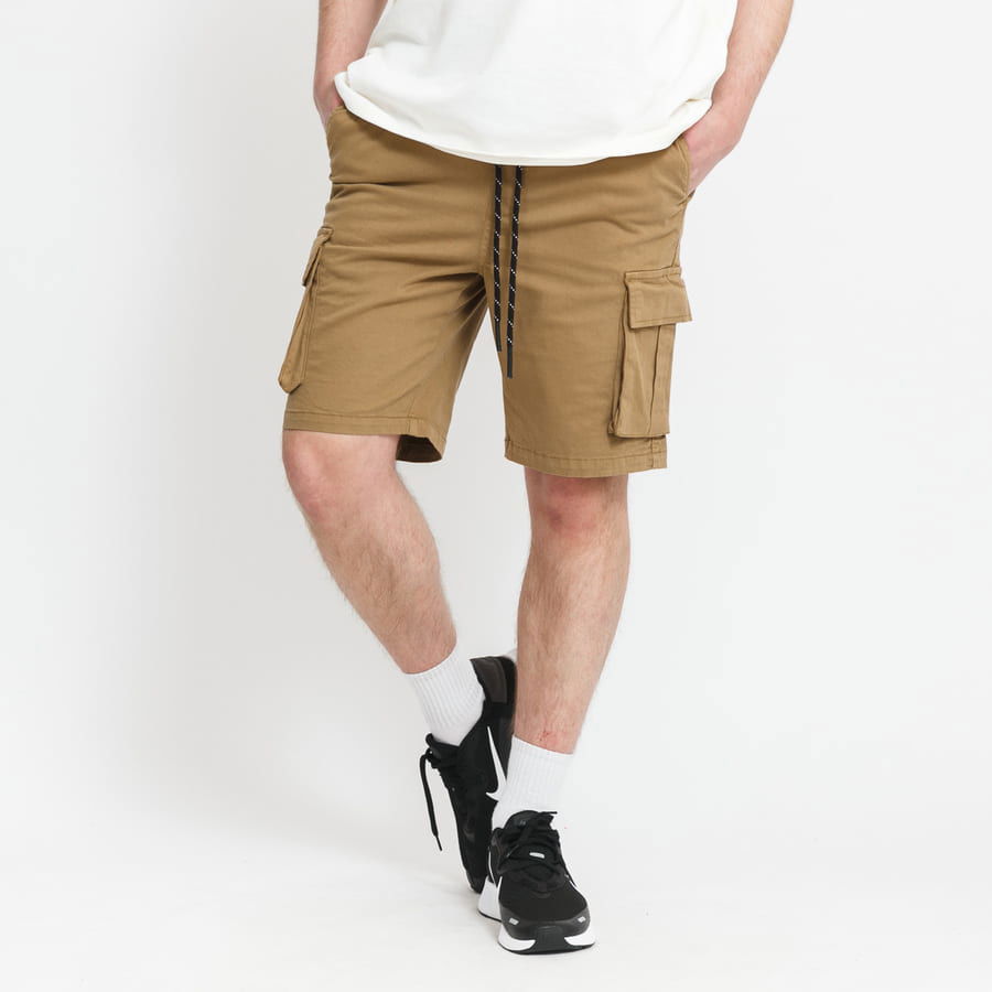 Drawstring Cargo Shorts