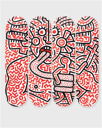 The Skateroom Keith Haring Man and Medusa DECKS 4-Pack 5407006110972