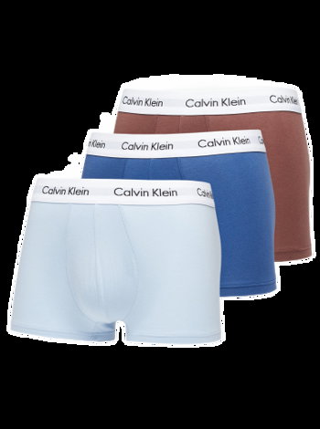 CALVIN KLEIN Cotton Stretch Classic Fit Low Rise Trunk 3-Pack U2664G H59