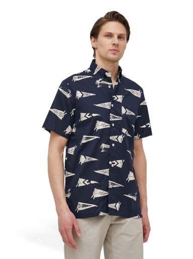 Nautical Short Sleeve Regular Fit Shirt