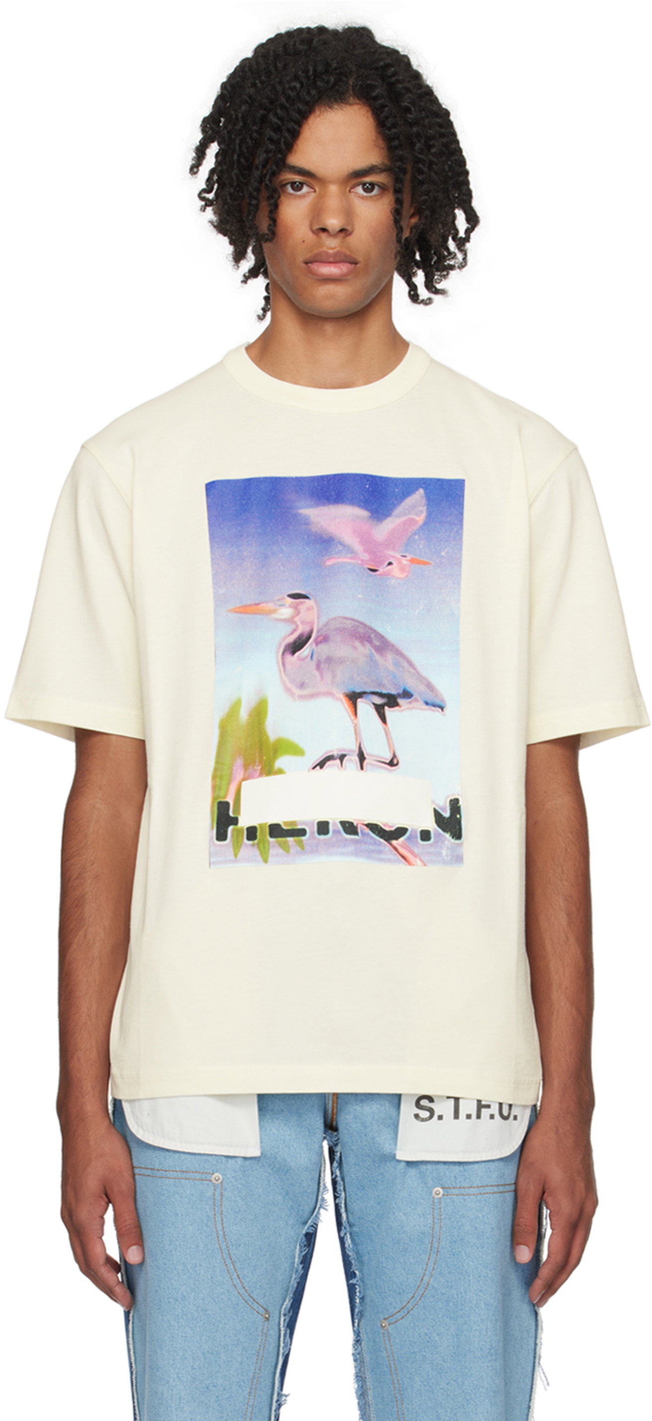HERON PRESTON Censored Heron T-Shirt