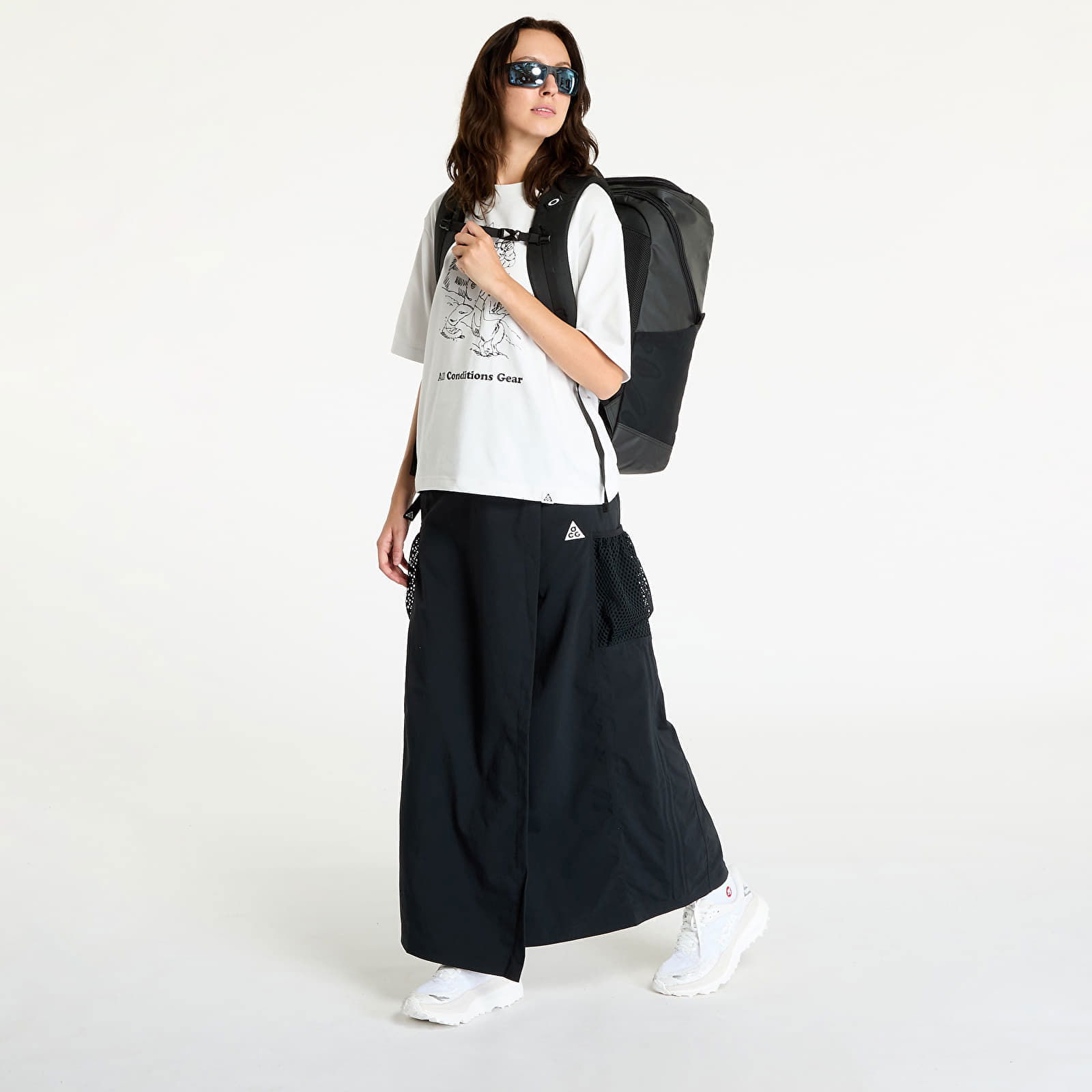 Skirt "Snowgrass" Women's UV Protection Skirt Black/ Summit White