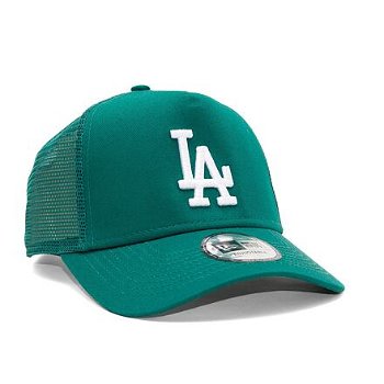 New Era 9FORTY A-Frame Trucker MLB League Essential Los Angeles Dodgers Malachite / White One Size 60364441
