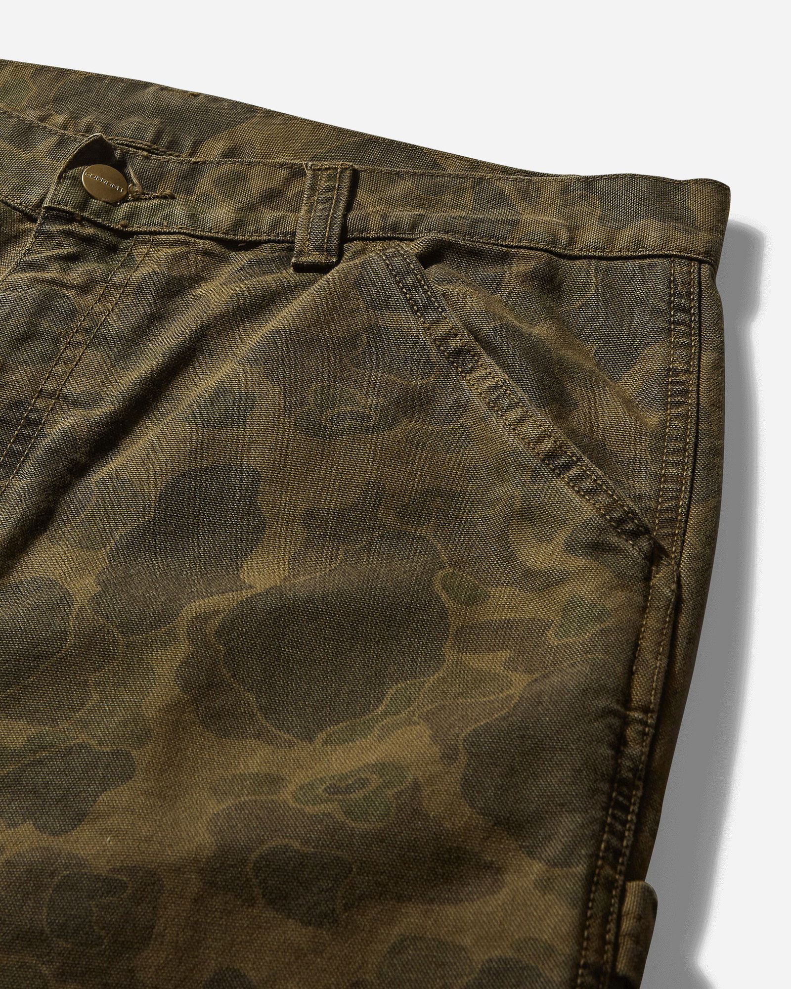 Duck Single Knee Pants Camo Duck Green / Office Green