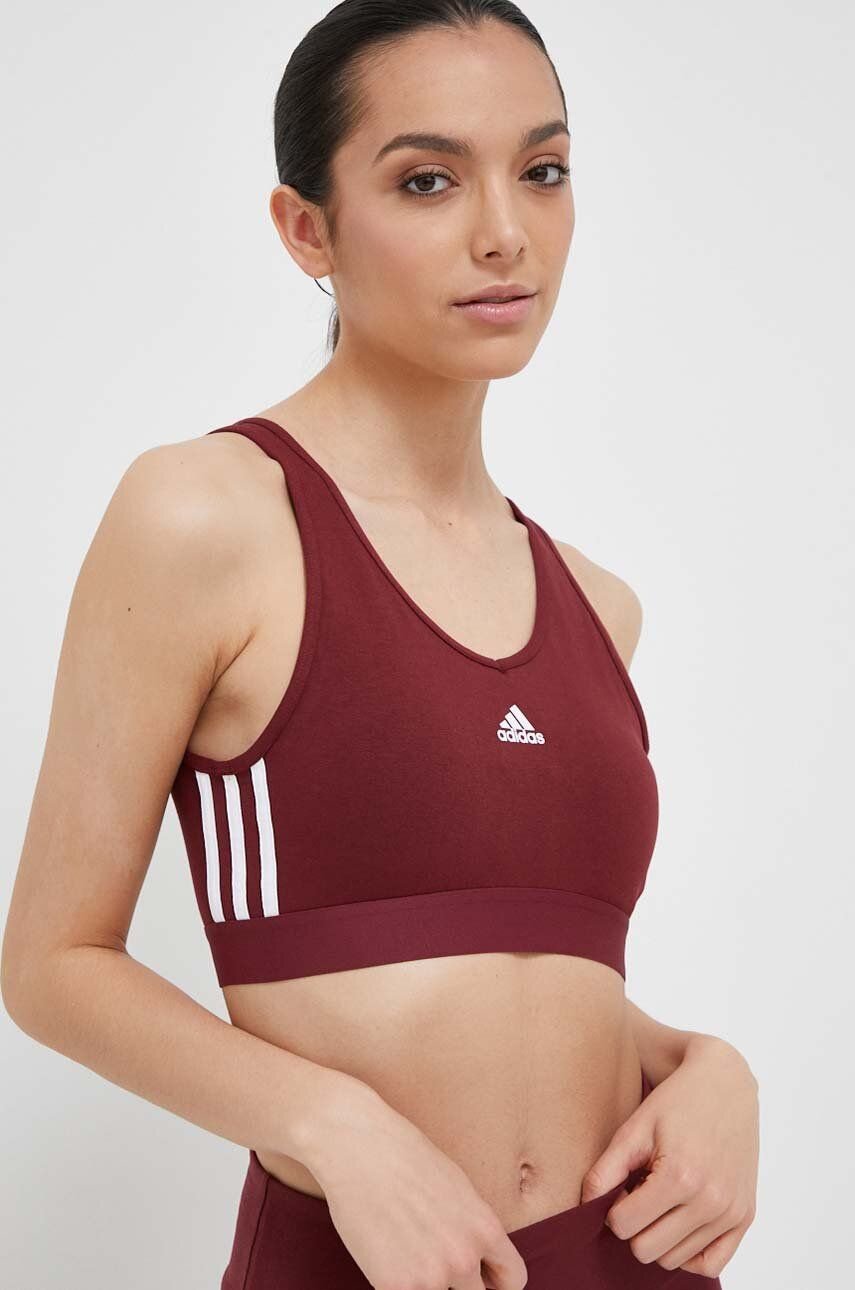 Essentials 3-Stripes Crop Top With Removable Pads