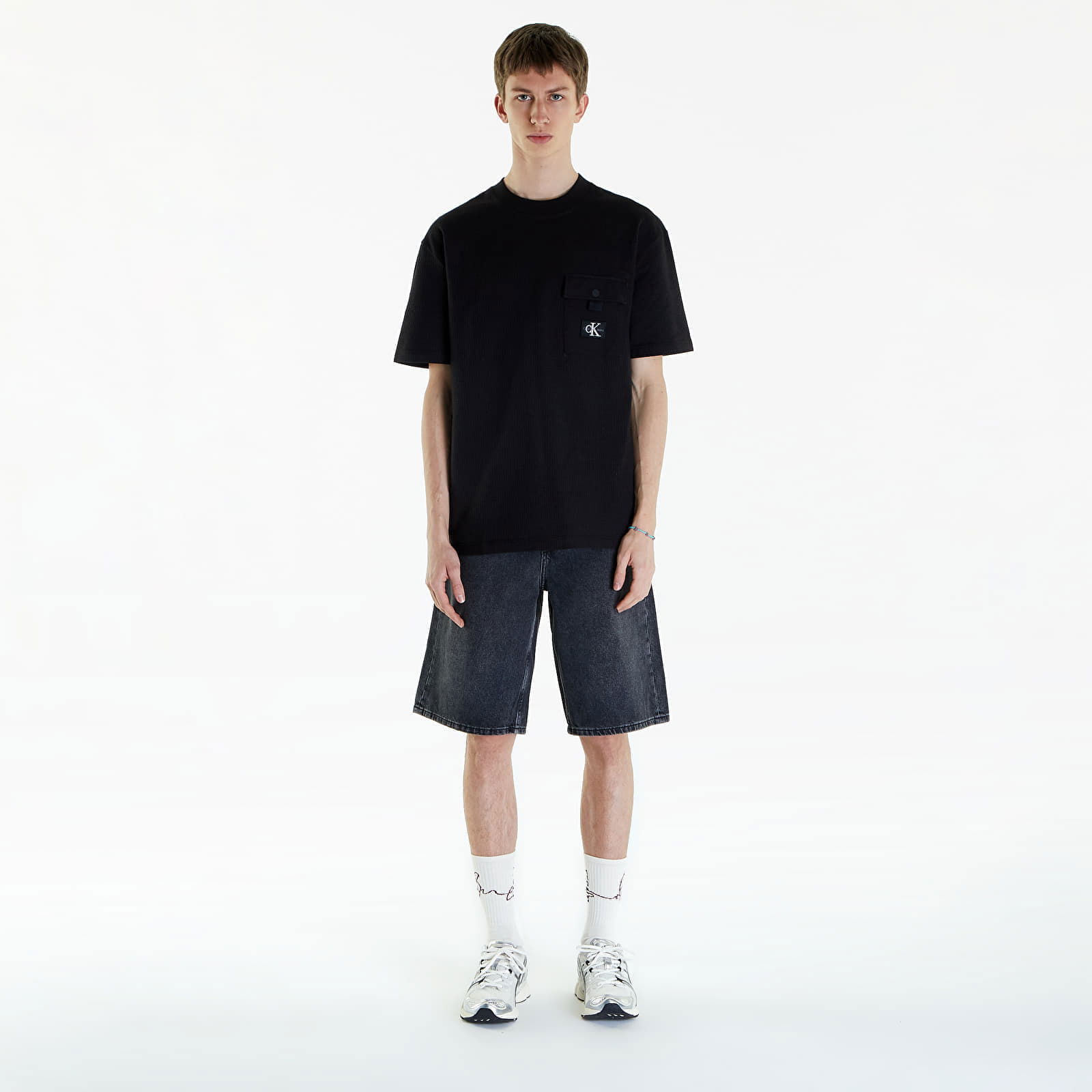 Texture Pocket Short Sleeve T-Shirt