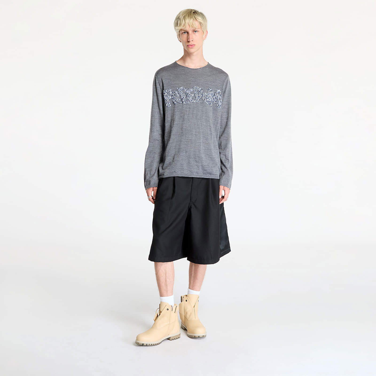 SHIRT Knit T-Shirt Grey