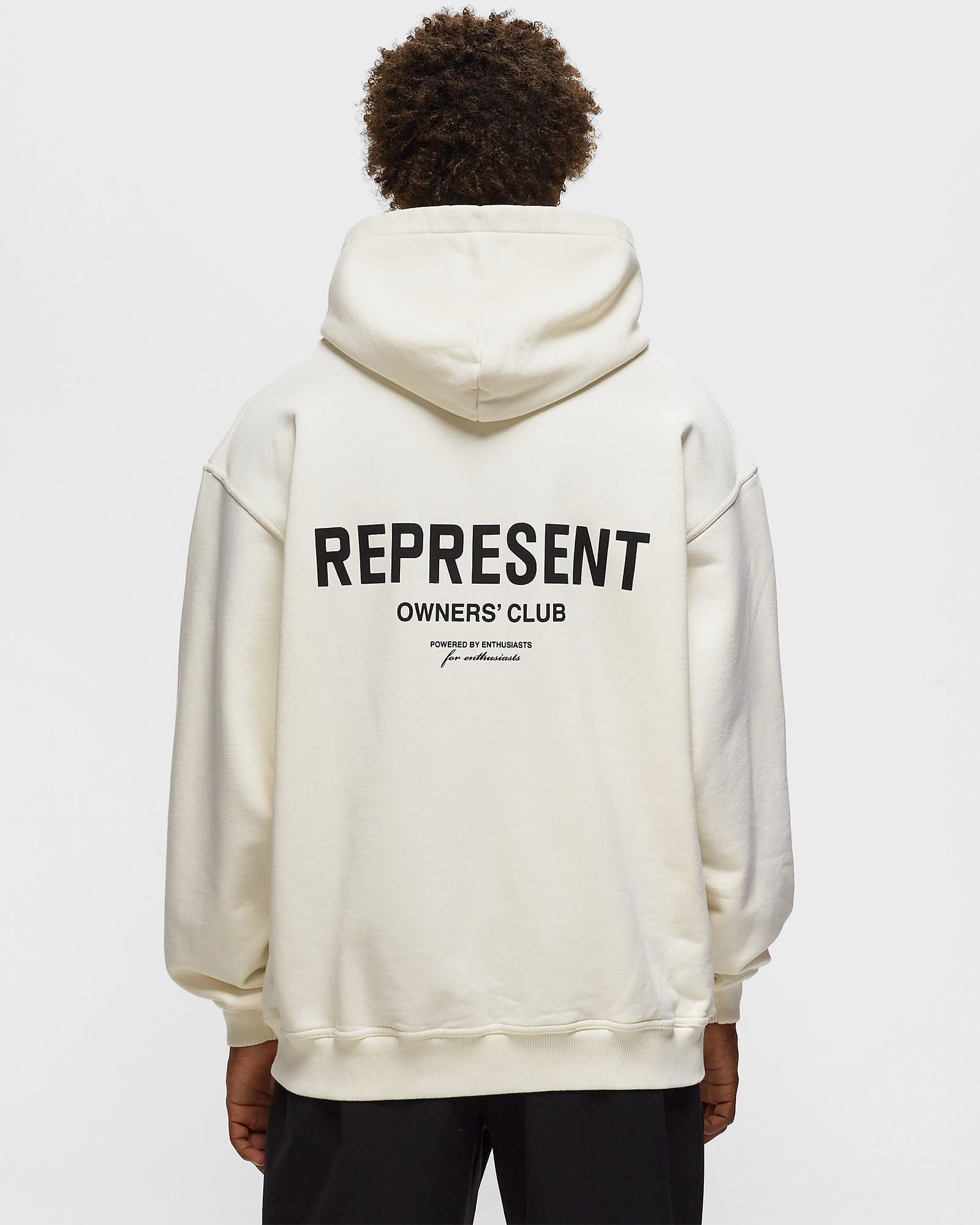 Represent Owner's Club Hoodie Flat White/Black