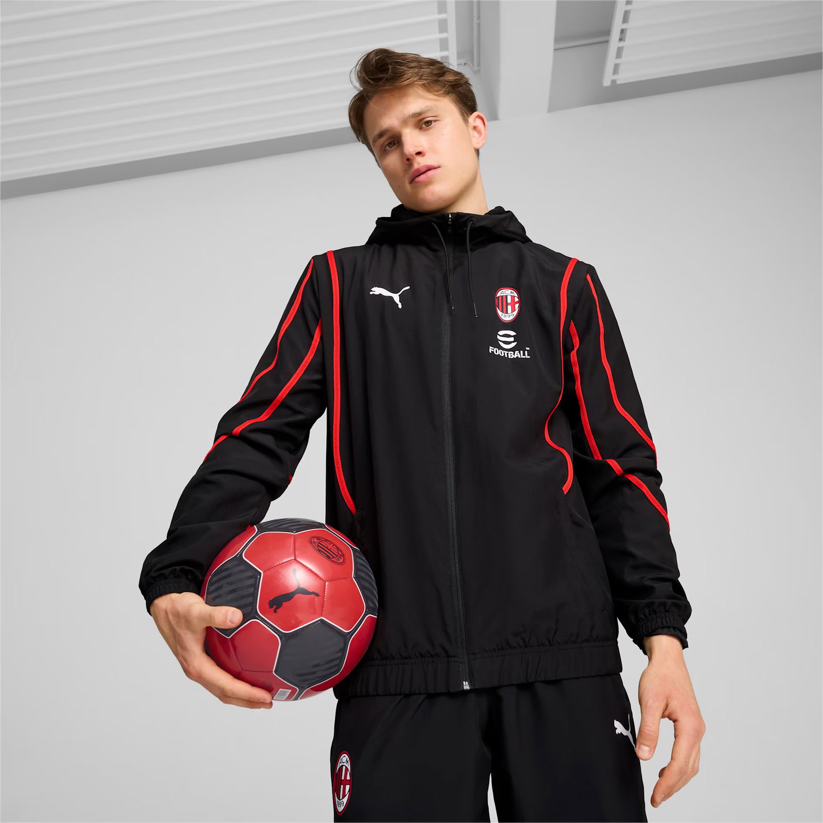 AC Milan Prematch Woven Jacket