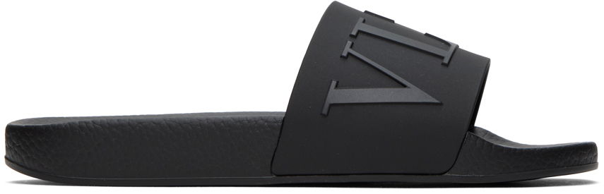 Garavani Black VLTN Slides