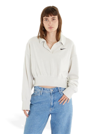 Nike Velour Polo Sweatshirt DV7814-072