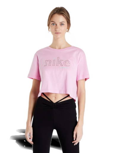 Nike Yoga Cropped Graphic Short-sleeve Women's T-Shirt Dj6235-100