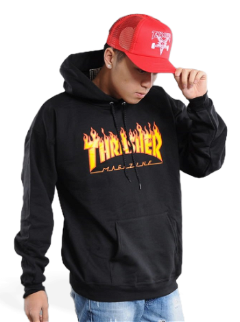 Thrasher Flame Logo Hoody 017222