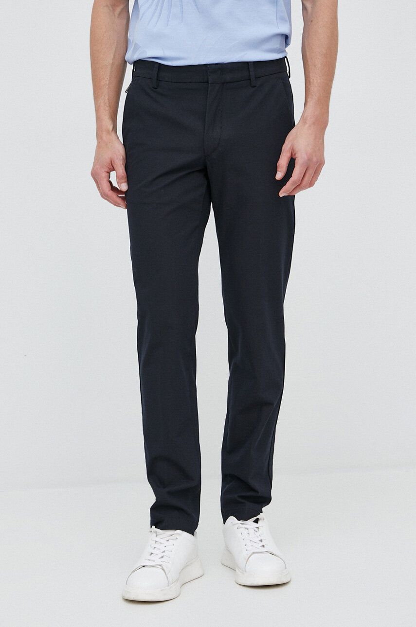 Slim-Fit Trousers In a Cotton Blend With Stretch