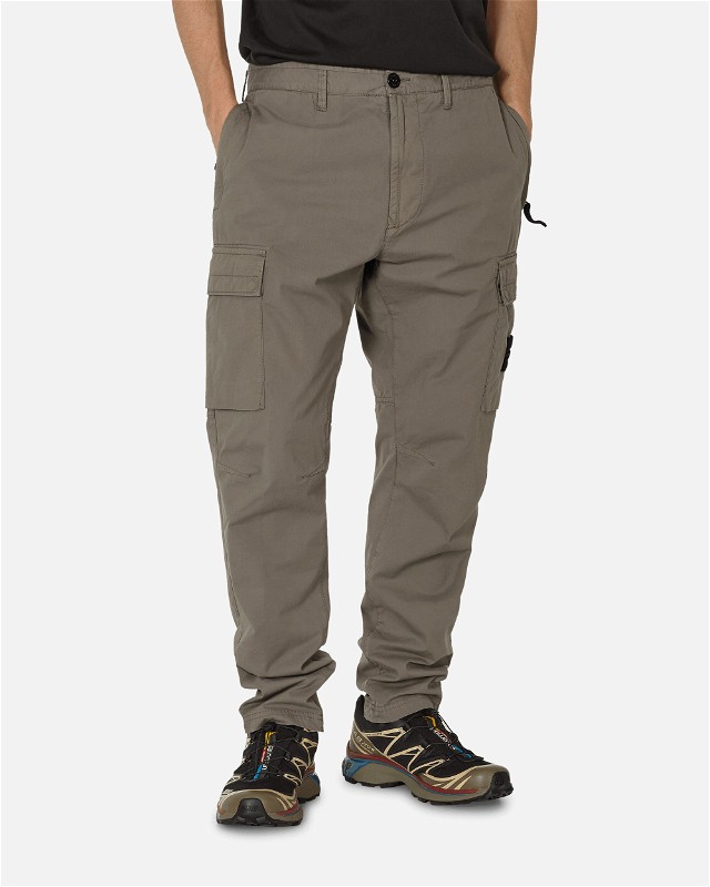 Regular Tapered Cargo Trousers "Dove Grey"