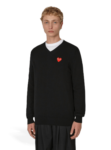 Heart V-Neck Sweater