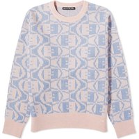 Katch 2 Tone Face Jumper "Faded Pink Melange/Light Blue"