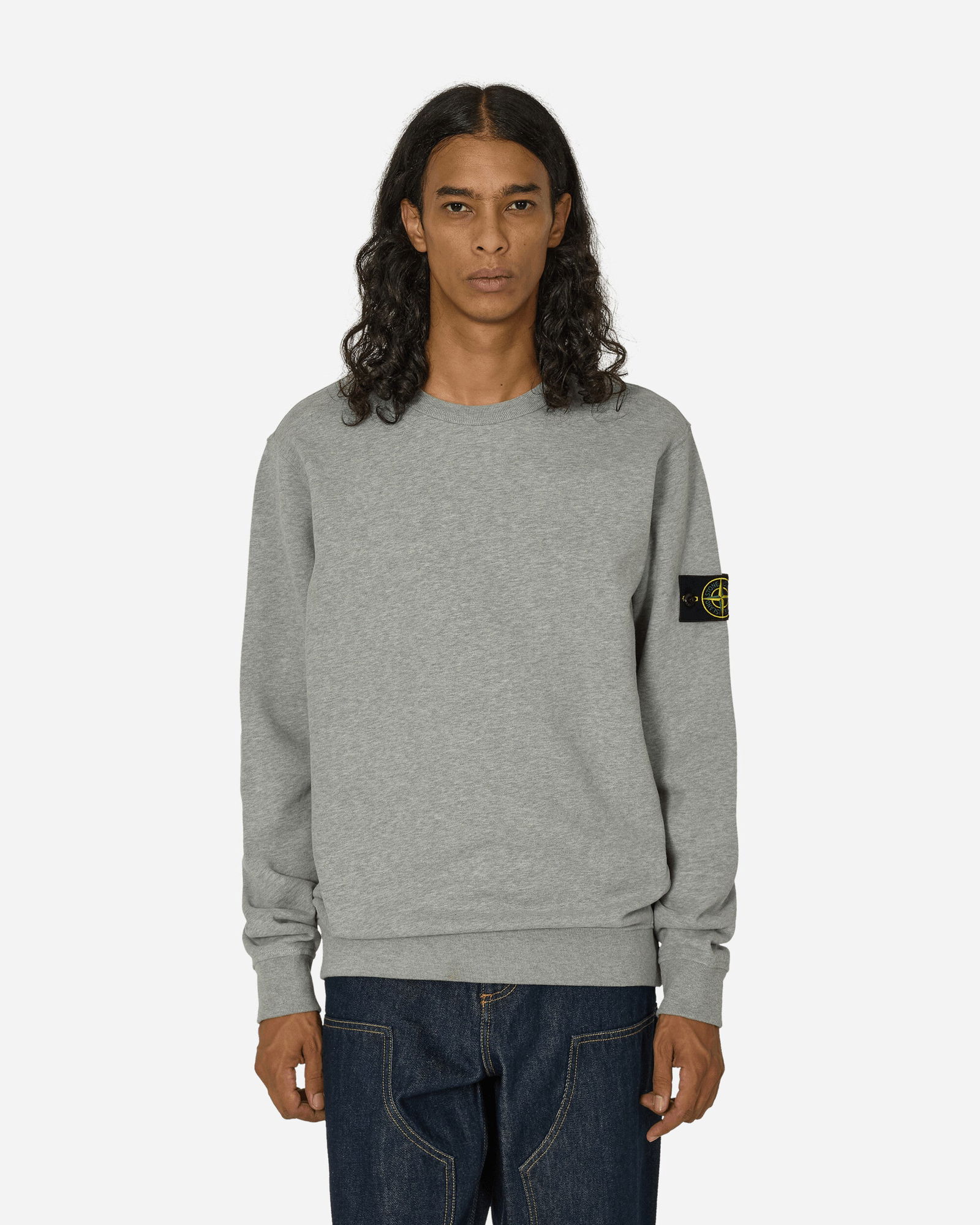 Garment Dyed Crewneck Sweatshirt Heather Grey