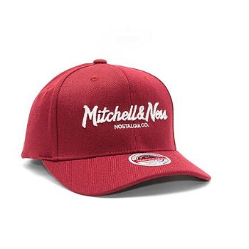 Mitchell & Ness Branded Pinscript Classic Red BURGUNDY HHSSINTL103-MNNYYPPPBURG