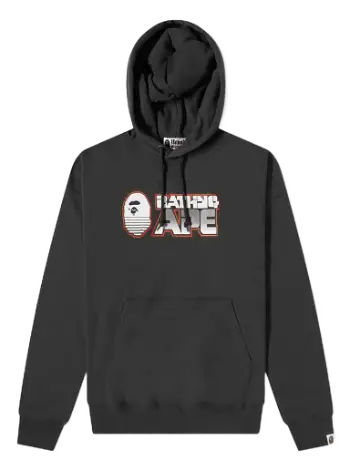 BAPE Loose Fit Pullover Hoodie 001PPH701003I-CHA
