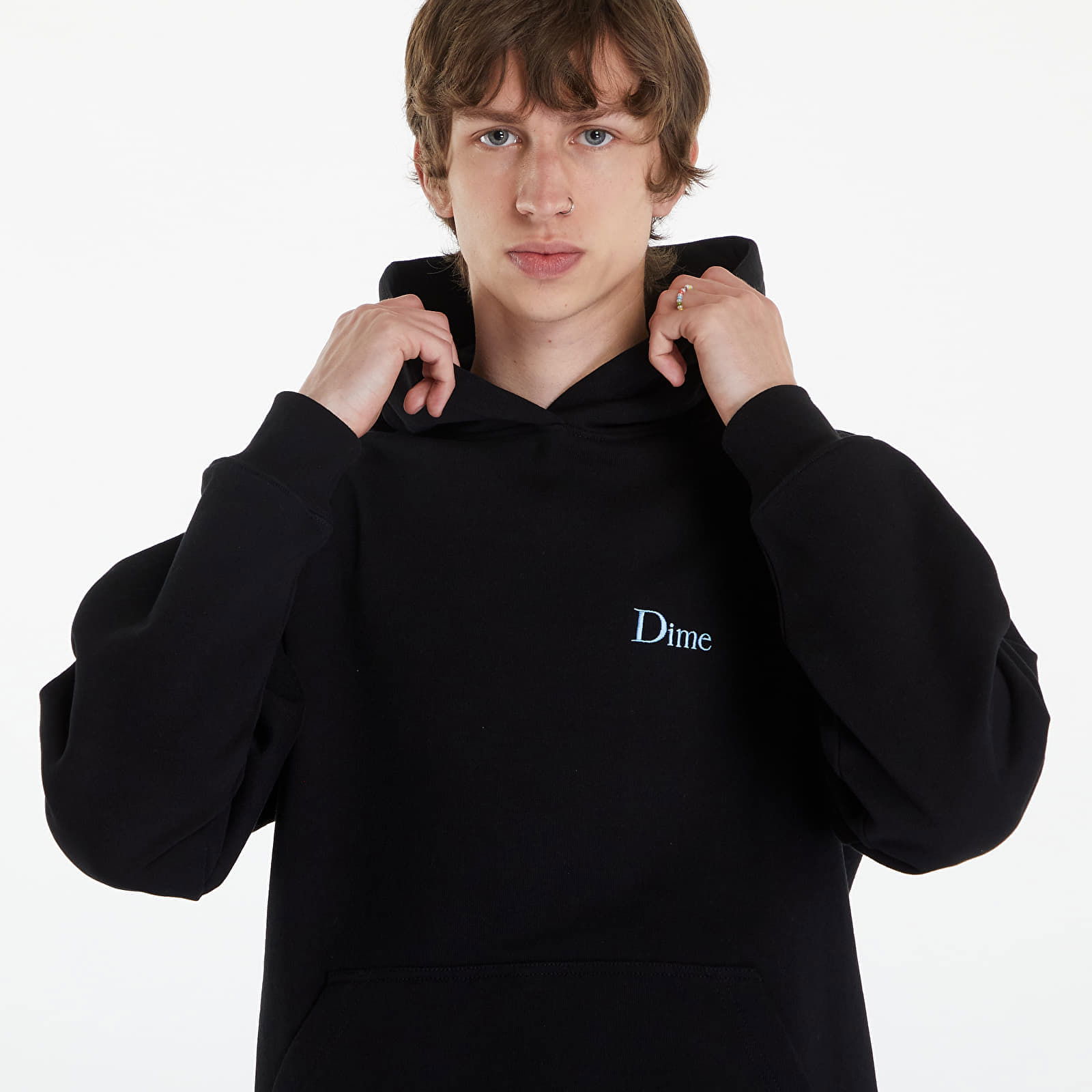 Classic Small Logo Hoodie Black