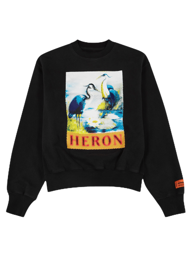 Halftone Heron Crewneck
