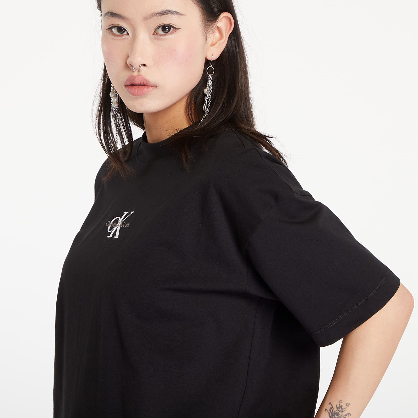 Monogram Boyfriend T-Shirt Black