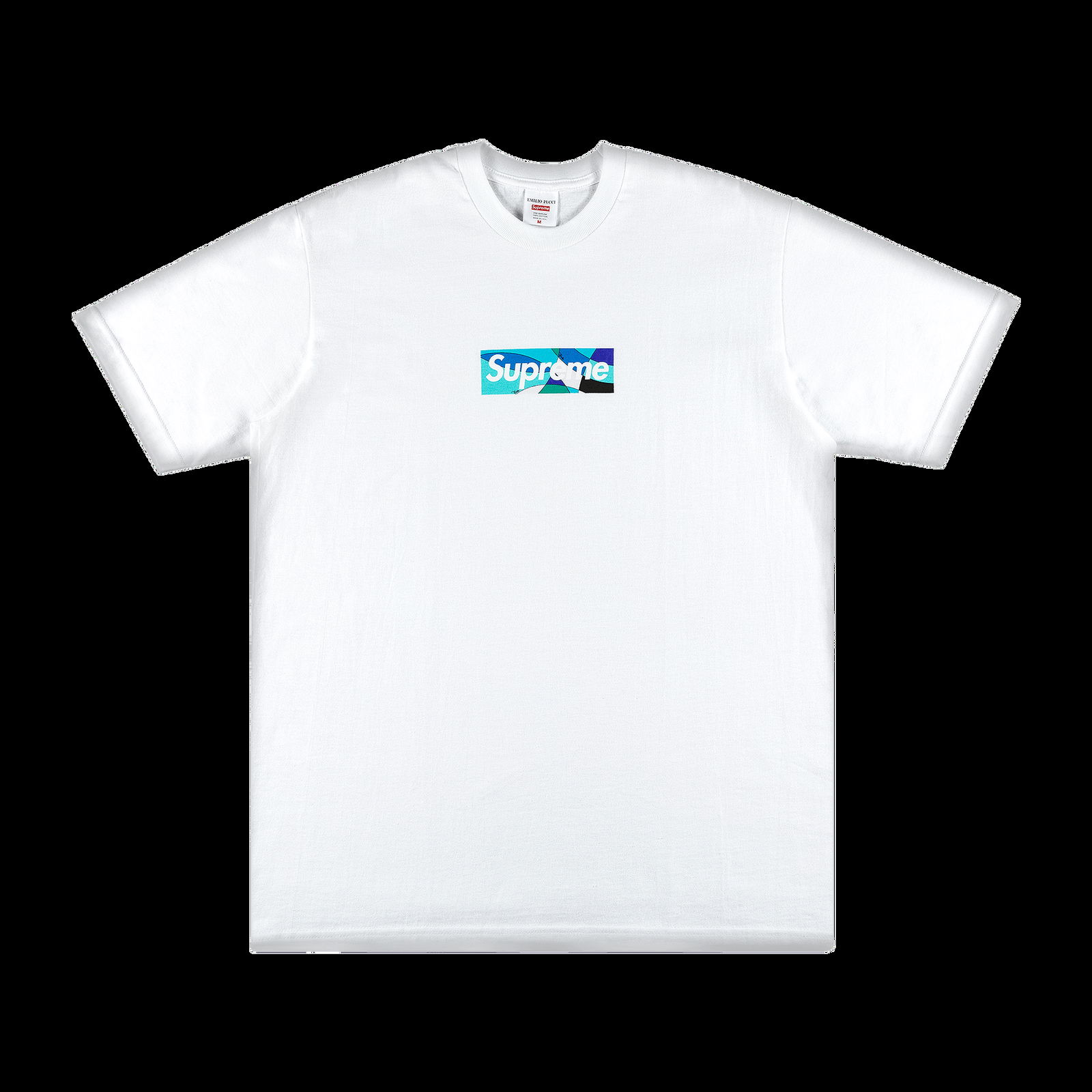 Tričko Supreme Emilio Pucci x Box Logo Tee 'White/Blue' SS21T4