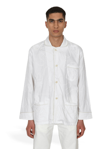 RickRack Pajama Shirt White