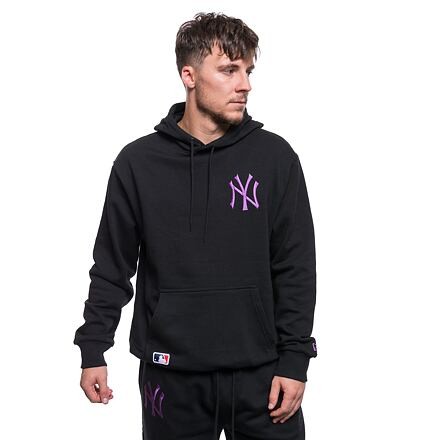 League Essentials Oversized Hoody New York Yankees Black / Purple Nitro