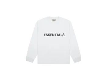 Fear of God Essentials S20 T-Shirt Longsleeve White - PIKASTORE 0125 25050 0199 569