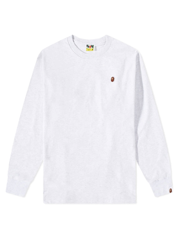 BAPE Ape Head One Point Relaxed Fit Tee 001LTH701001M-GRY