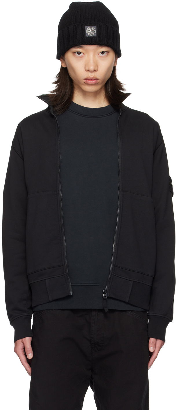 Black Zip Sweatshirt