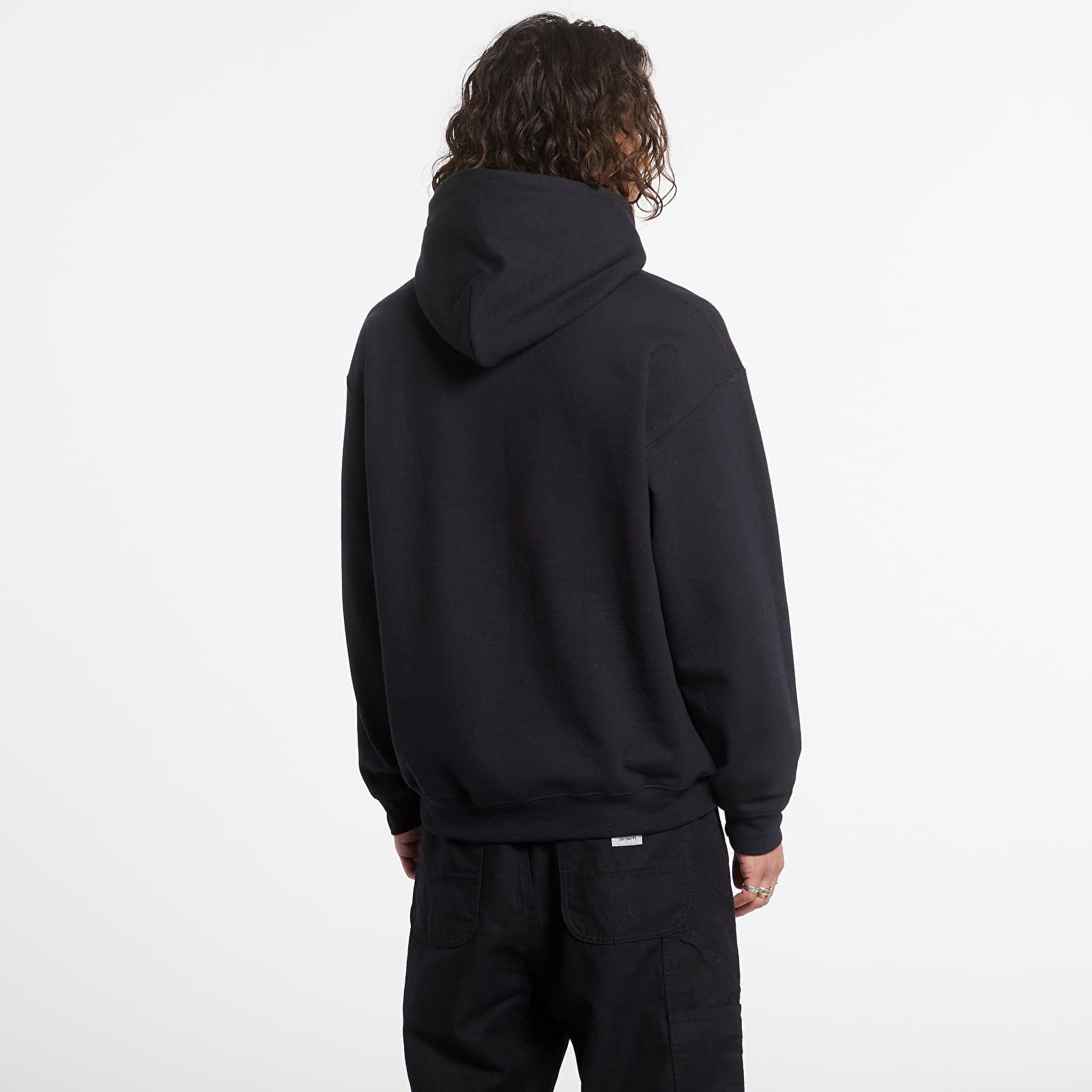 Sweatshirt Hood Pigeon Mag Black