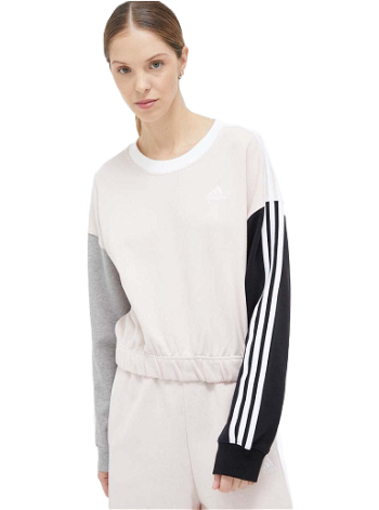 adidas Originals Essentials 3-Stripes Crop Sweatshirt IC9876