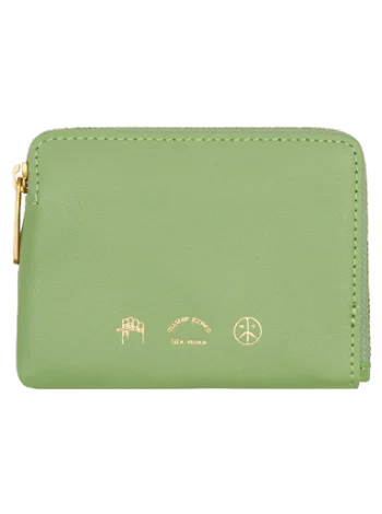 Mister Green Leather Zippered Wallet MGZIPWALL 001