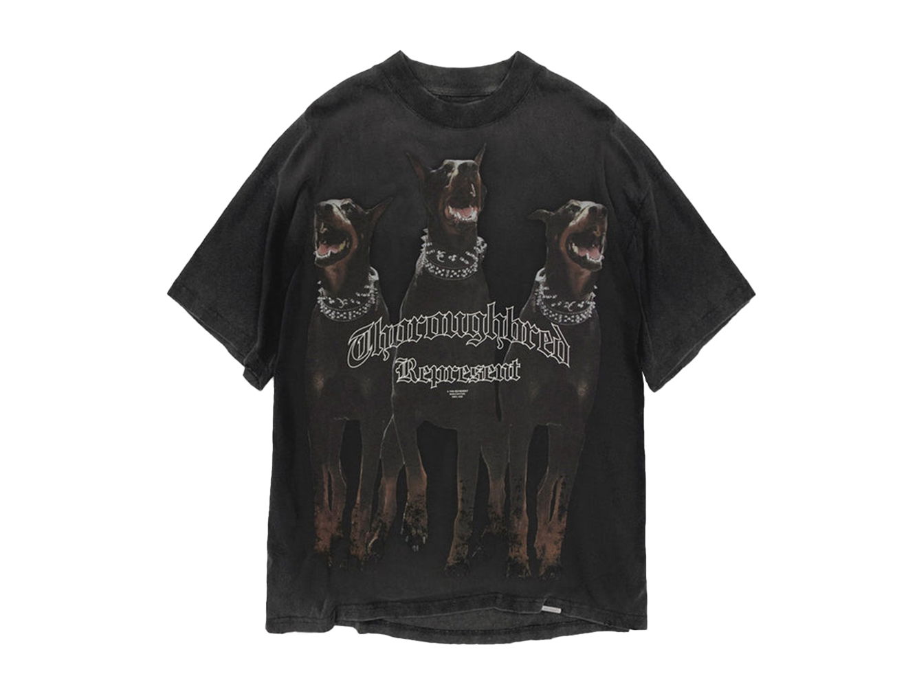 Represent Thoroughbred T-Shirt Vintage Black