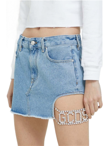 GCDS Jeans Mini Skirt SS23W620206