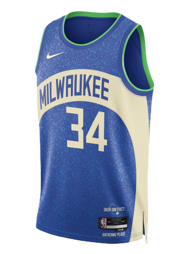 Dri-FIT NBA Swingman Giannis Antetokounmpo Milwaukee Bucks City Edition 2023/24 Jersey