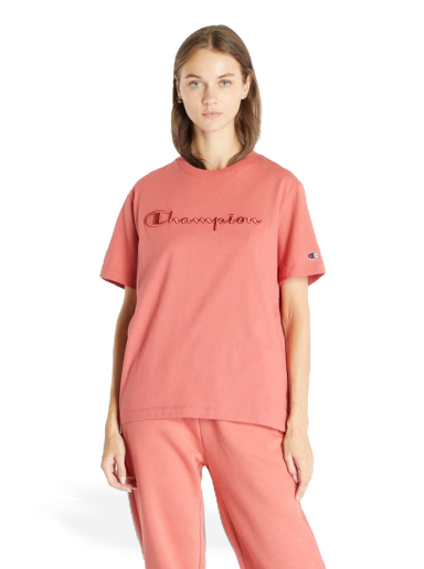 Crewneck T-Shirt Dark Pink